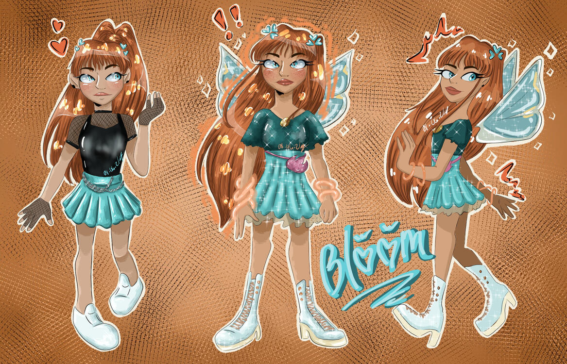 Redesign of Bloom from Winx Club